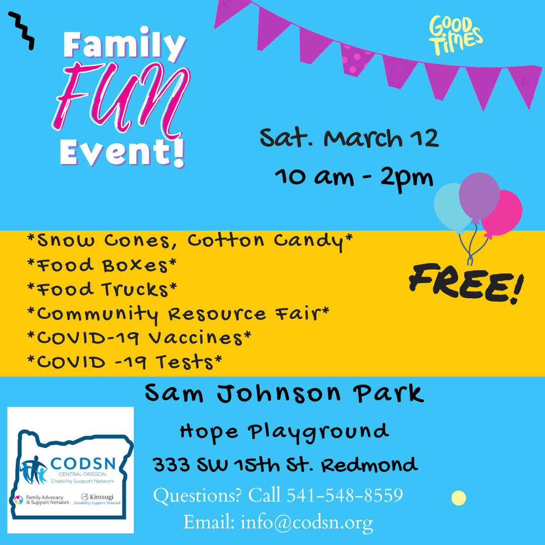 Family Fun Event Redmond Oregon